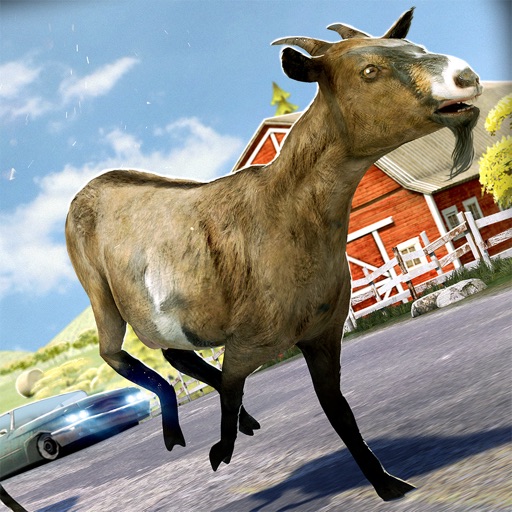 Mountain Goat Simulation Game . Tiny Rampage Simulator For Kids iOS App
