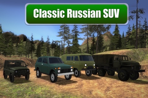 Russian Offroad Jeep Simulator Full - Drive your SUV in Russian Taiga! screenshot 4