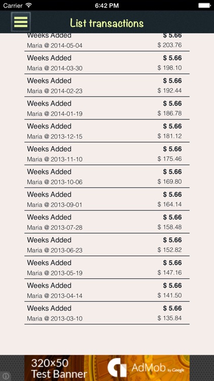 Pocket Money Manager screenshot-3