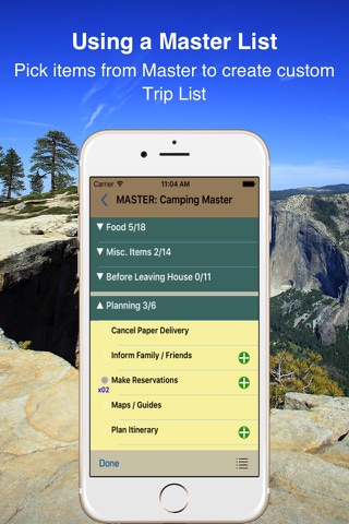 Camp & Hike Checklist screenshot 2