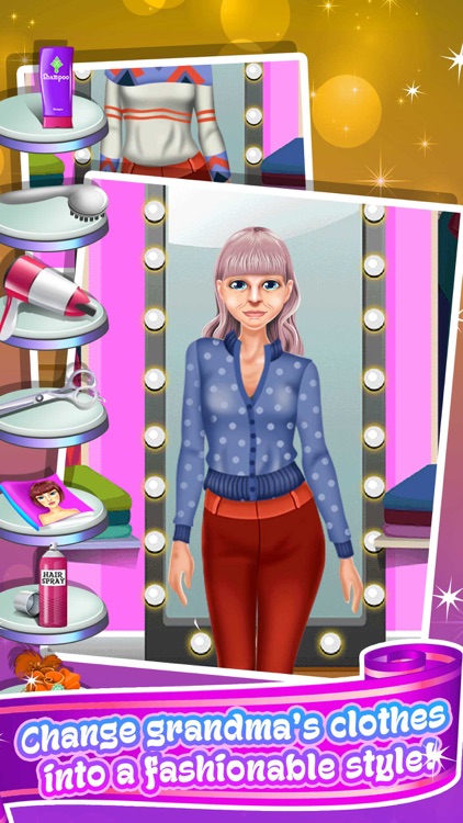 Grandma Salon Make-Up Spa Makeover Game for Free!