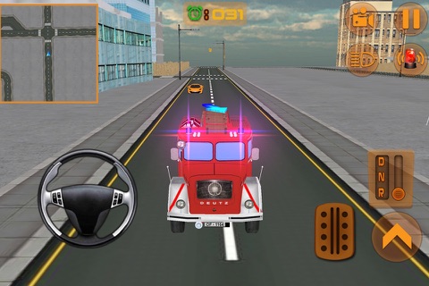 FireFighter truck driver real hero emergency parking screenshot 2