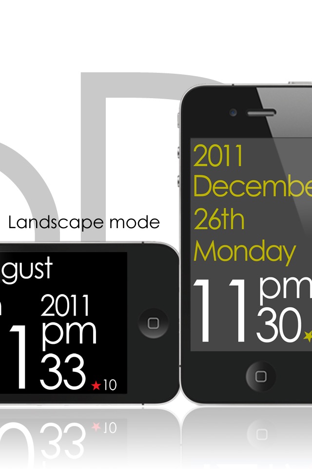 TypoDesignClock - for iPhone and iPod touch screenshot 3