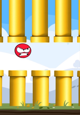 Angry Red Ball Fly - Crazy Adventure In Amazing World - Fun Ball Bounce and Jump screenshot 2