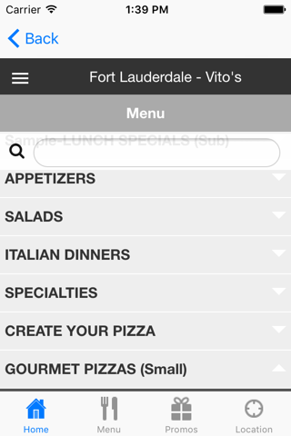 Vito's Gourmet Pizza screenshot 3