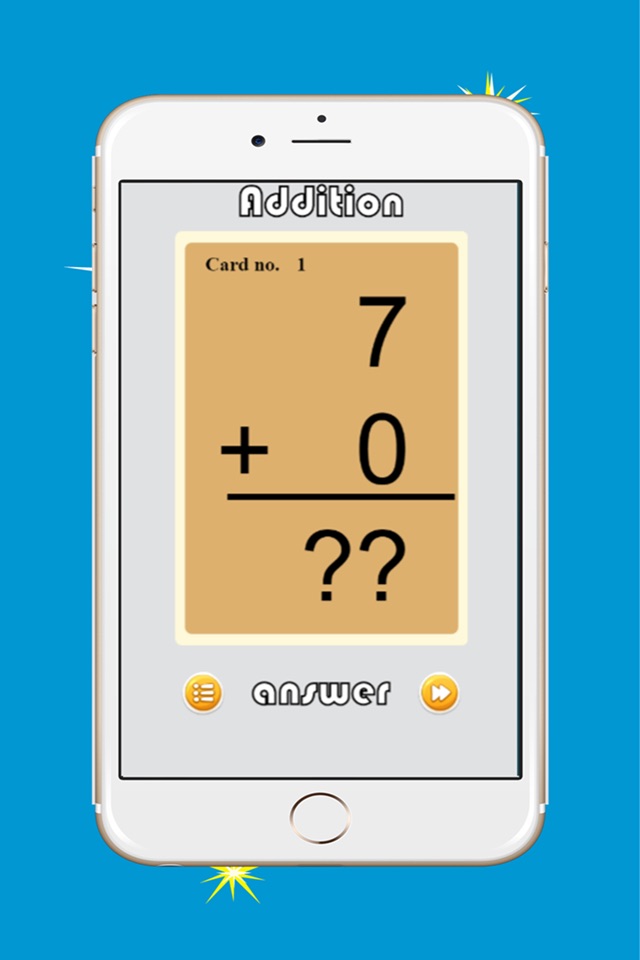 Addition and subtraction math facts flash cards for kids (0-9,0-18,0-100) screenshot 3