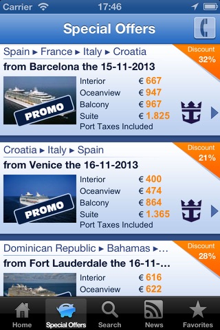 Ticketroyal - Cruises screenshot 3