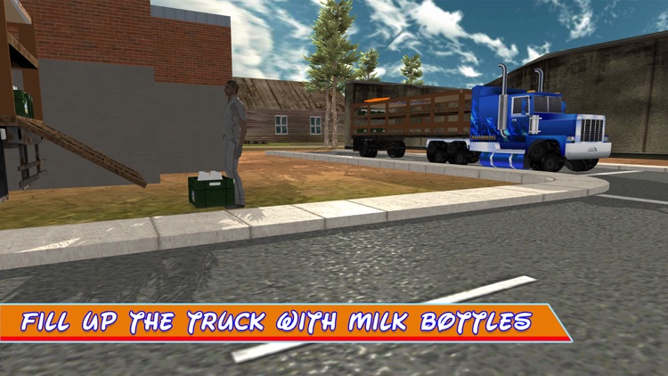 Milk Transport Truck Supply 3D - Real trucker simulation and parking game
