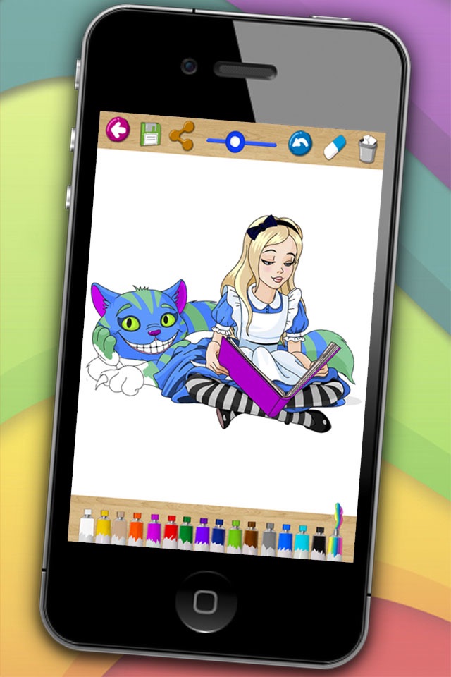 Paint classic tales – educational coloring book pages of stories for kids screenshot 3