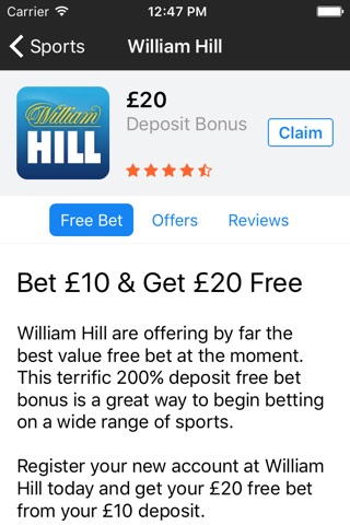 Free Bets UK screenshot 2