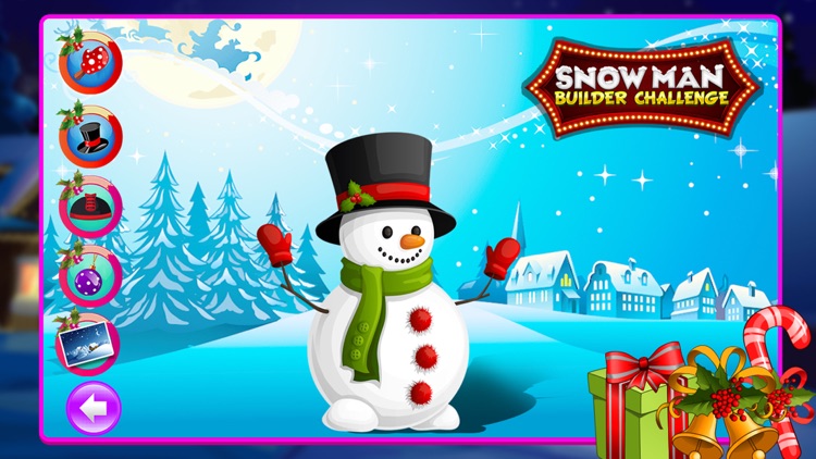 My Snow-man Builder Challenge : Frosty Ice-man Maker Kit for Kids screenshot-3