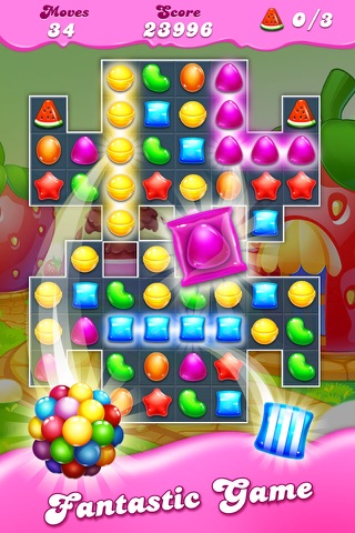 Candy Fantasy match 3: story best puzzle screenshot 2