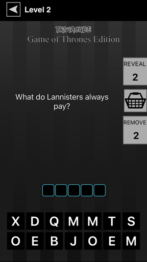 TriviaCube: Trivia for Game of Thrones(圖2)-速報App