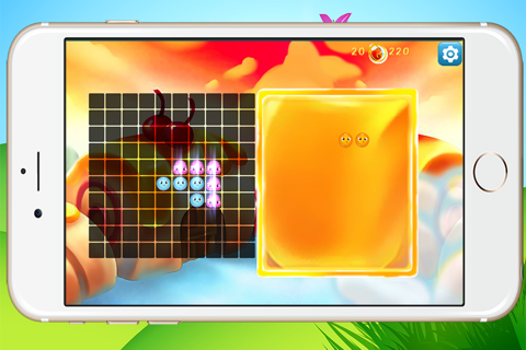 Jewel Puzzle Block Launcher Legend - Tasty Jelly and torrid blaze Bricks screenshot 3