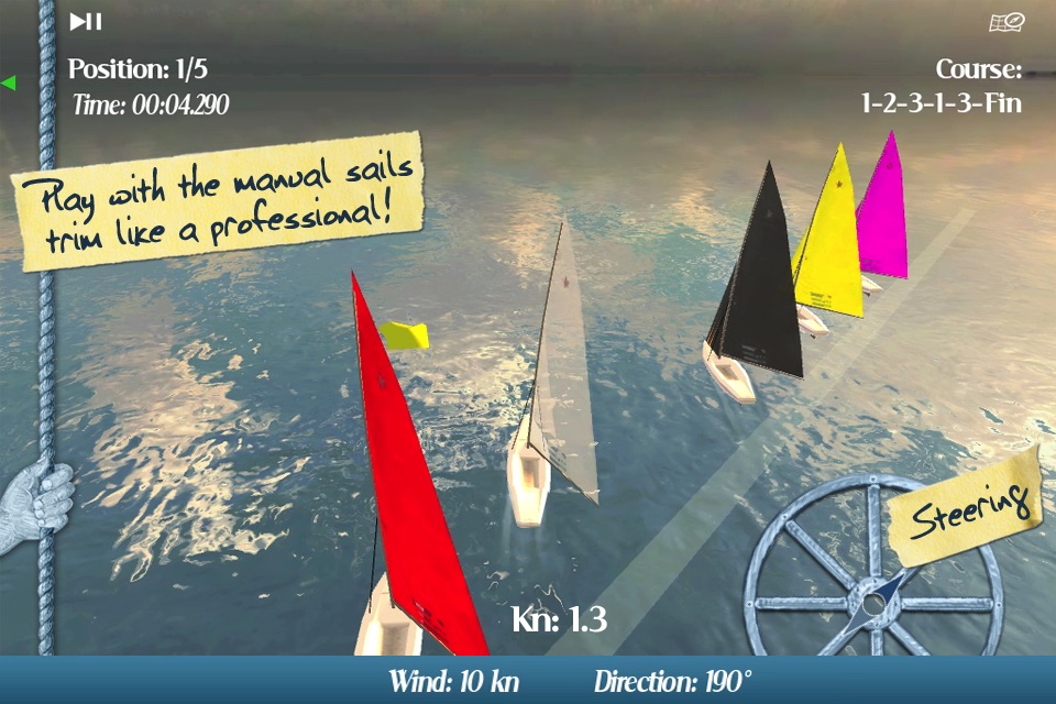 CleverSailing Lite - Sailboat Racing Game screenshot 2