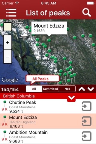 Peaks Canada screenshot 3