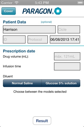 Calculadora Paragon BMR Medical screenshot 2