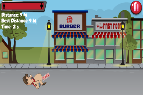 Bacon Boy - Funny Fat Guy Runner Mini Game screenshot 4
