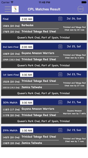 CPL - Caribbean Premier League(圖1)-速報App