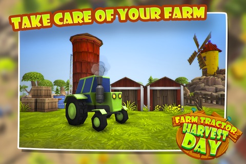 Farm Tractor - Harvest Day 3D screenshot 4