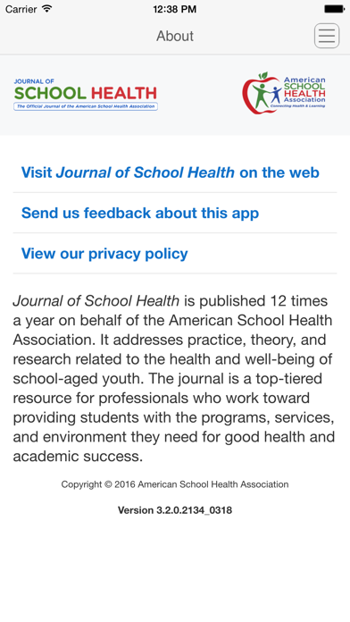 Journal of School Health screenshot1