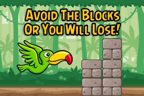 Flying Parrot Jungle Game screenshot 3