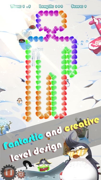 Jelly Boa - Snake Zma Mutliplayer round balls screenshot-3