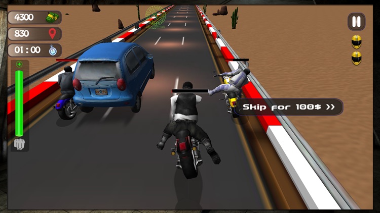Traffic Attack Rider - Rule on the Roads with traffic Racing and punch and kick the opponents in freeway bike racing game screenshot-4