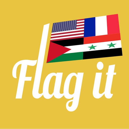 Flag it - Profile picture mix, flag your photo to show solidarity with any country around the world Icon