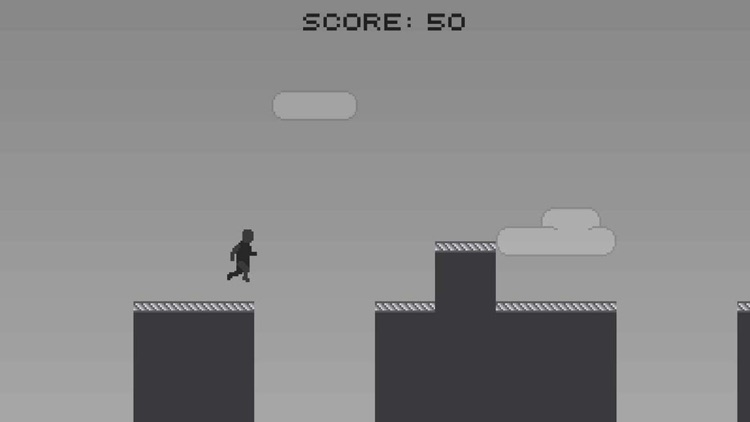 Pixel Alien Escape Shadow Runner:Black nd White screenshot-4