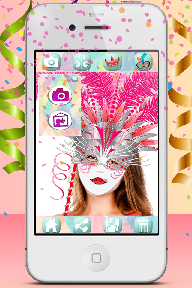 Carnival masks – false-face masque photo editor screenshot 2