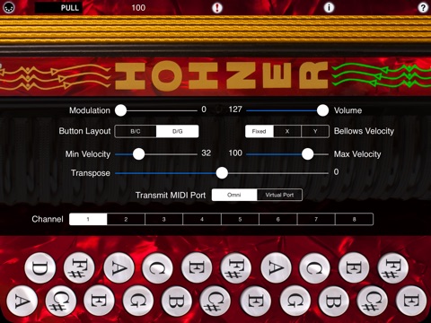 Hohner MIDI Melodeon screenshot 4