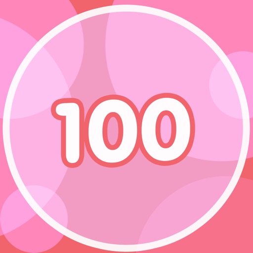100 Pink Pong Balls Icon