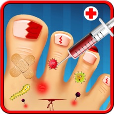 Activities of Crazy Little Monster Toe Nails Virtual Surgery Doctor - Free Fun Kids Hospital Game