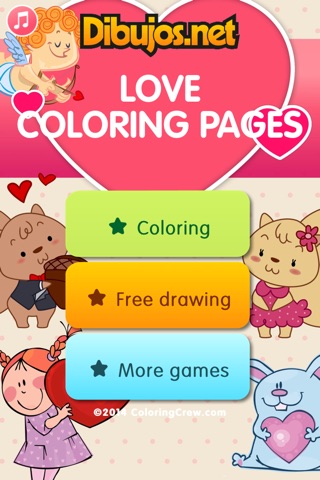 Saint Valentines Coloring Pages Premium screenshot 2