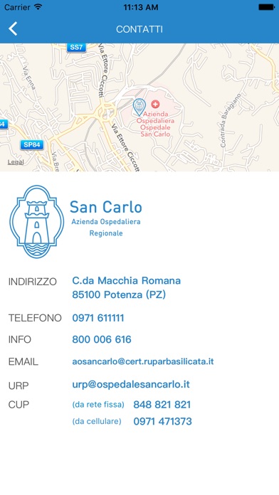 【图】Ospedale San Carlo Potenza(截图2) 【图】Ospedale San Carlo Potenza(截图2)