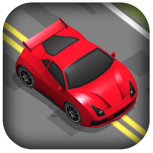 3D Zig-Zag Super Car -  Dash Moto Speed Street City Game icon