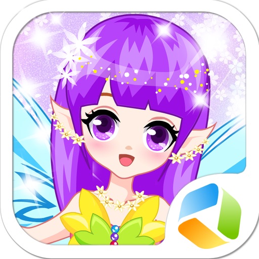 蝴蝶仙子 - 女生换装养成沙龙，儿童教育小游戏免费 icon