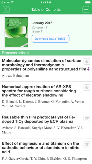 Surface and Interface Analysis(圖1)-速報App