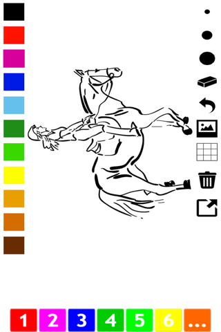A Coloring Book of Horses for Children: Learn to draw and color screenshot 3