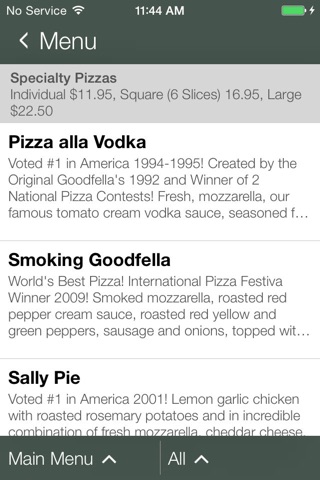 The Original Goodfella's Pizza screenshot 4