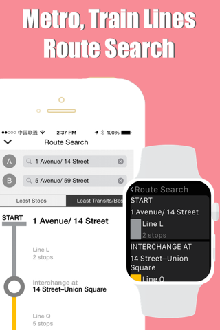 New York City travel guide with offline map and NYC mta subway transit by BeetleTrip screenshot 2