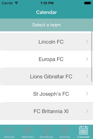 InfoLeague - Information for Gibraltarian Premier League - Matches, Results, Standings and more screenshot 4