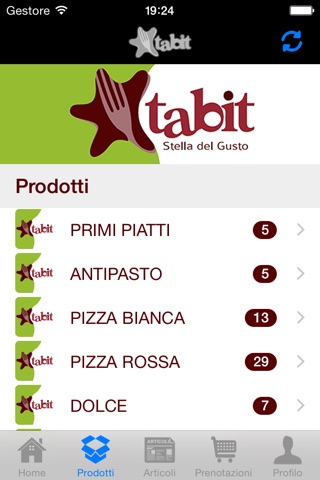 Tabit - Stella del Gusto screenshot 2