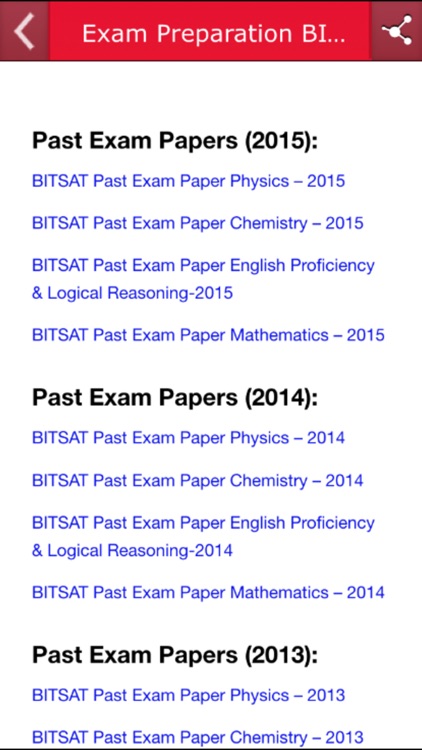 Exam Preparation BITSAT VITEEE