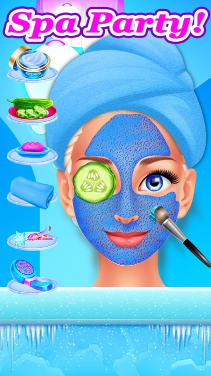 Frozen Face Paint Party - Kids Christmas Games Spa