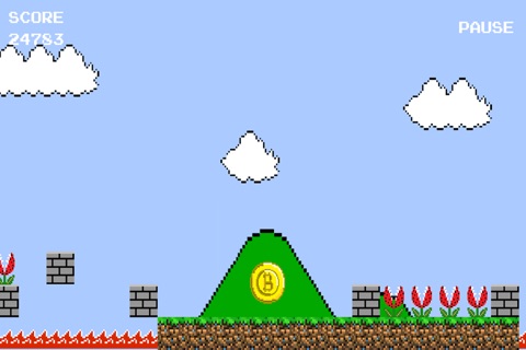Bit-Coin Run - Rolling Gold Coin Plunge screenshot 3