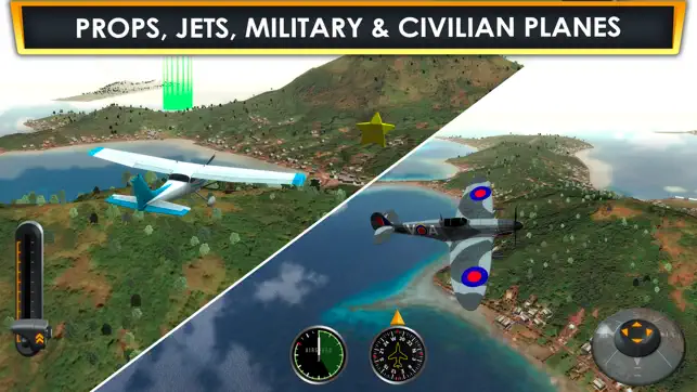 Captura de Pantalla 5 3D Fly Simulation Training a Realistic Free Popular and Addicting Games iphone