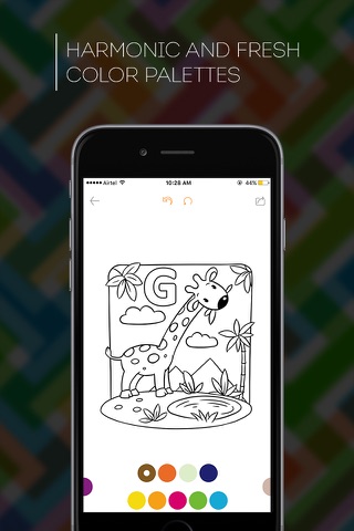 The Colorzo : Alphabets Coloring Book with Animal Series screenshot 3
