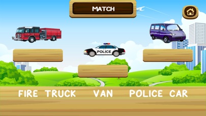 Cars and Trucks Puzzle Vocabulary Game for Kids and Toddlers - Education game to Learn Vehicle Vocabulary Words 1.2 IOS -